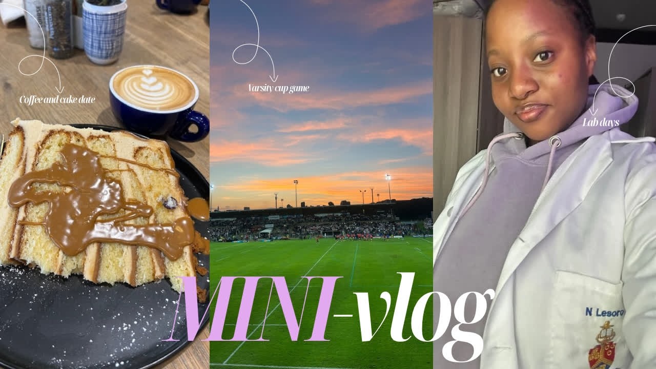 UNI DIARIES🧪☕️🏉✨ | VARSITY CUP , LAB DAYS & DATES