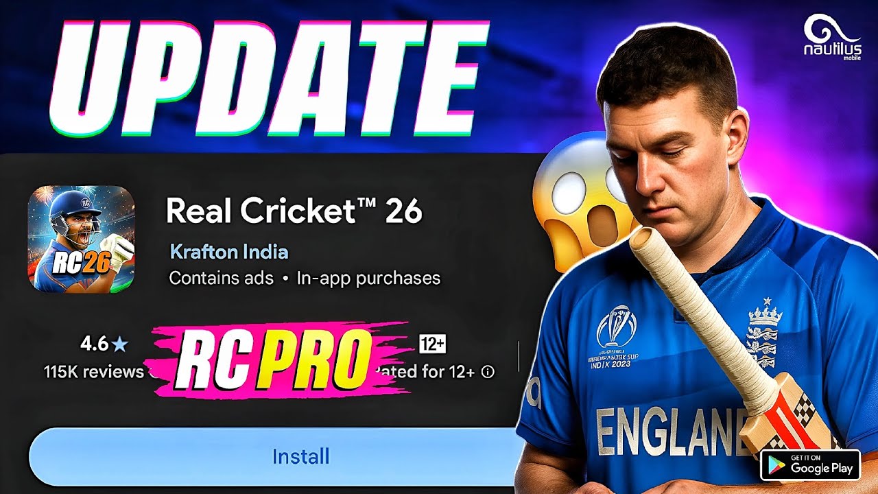 🤩Real Cricket 26- New Cricket From Krafton | High Graphics & Real Gameplay | RC26 ? 