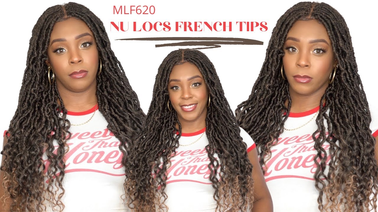 Bobbi Boss Synthetic Hair Lace Front Wig - MLF620 NU LOCS FRENCH TIPS --/WIGTYPES.COM