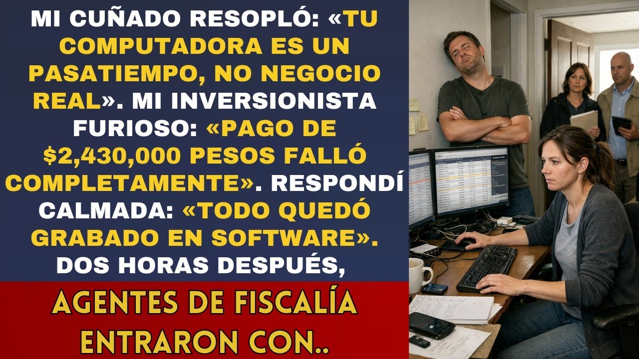Mi cuñado: 'Tu startup es un pasatiempo' Mi inversionista: 'Pago falló, $2,430,000 perdidos'