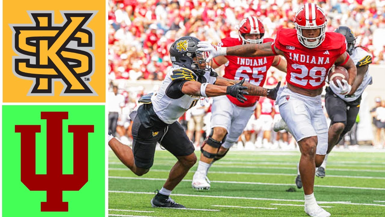 #23 Indiana vs Kennesaw State Highlights | FBS Week 2 | 2025 College Football