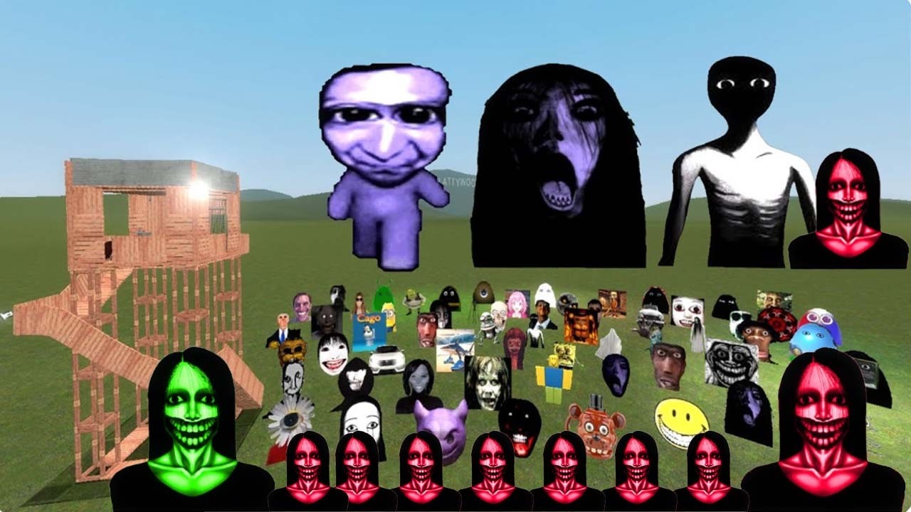 Too Much Nextbots Vs Towers in Garry's Mod