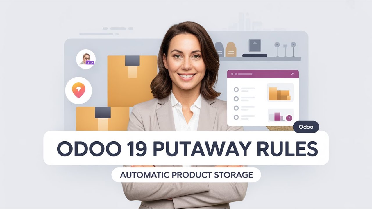 Odoo 19 Putaway Rules Explained | Automatically Store Products in the Right Location