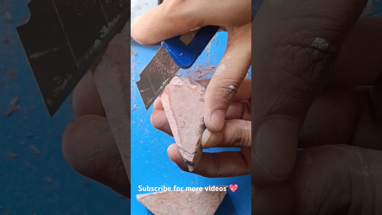 3 colour Slate Dry / wet Cleaning Video 💖#satisfying #slateitems  #slatecrunch #slatebareating