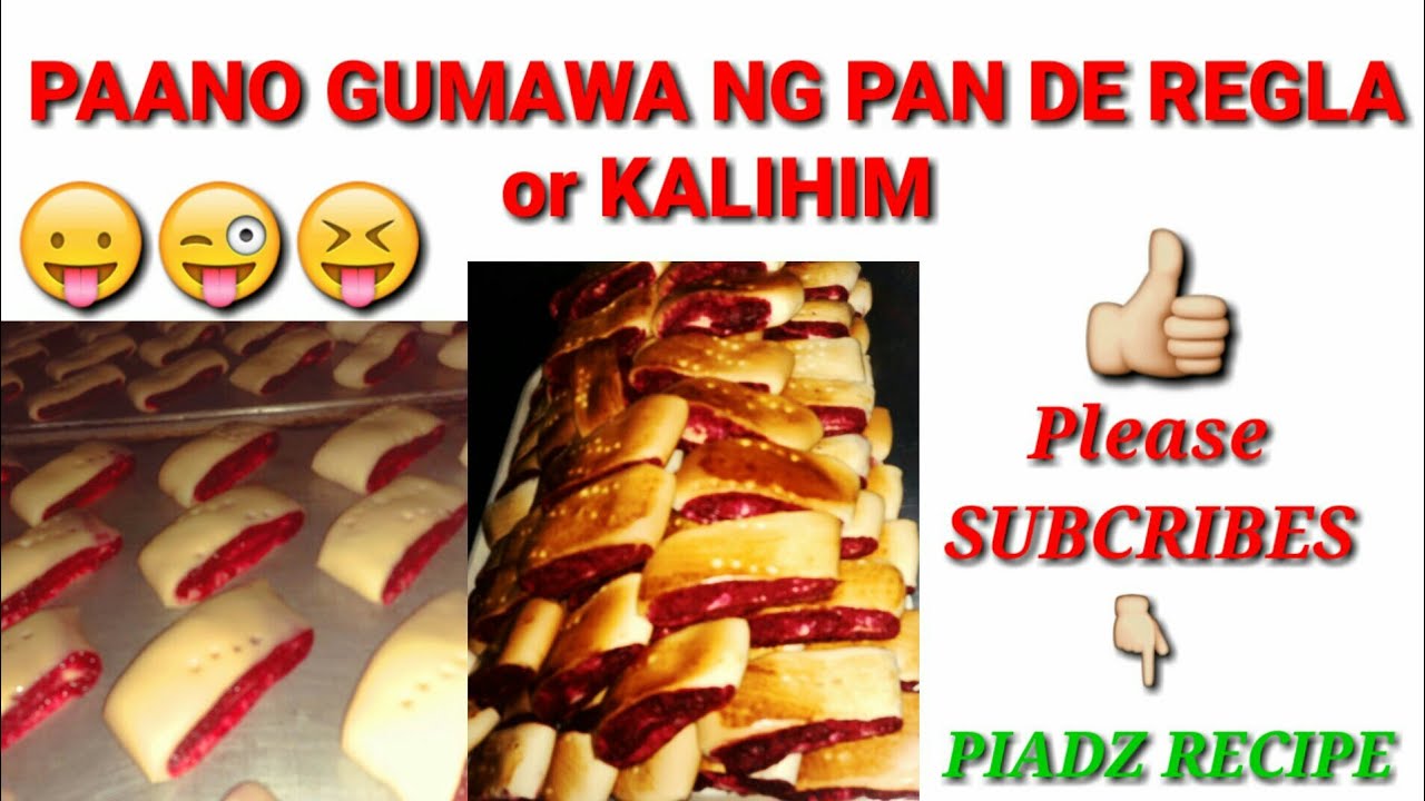 PAANO GUMAWA NG PAN DE REGLA or KALIHIM