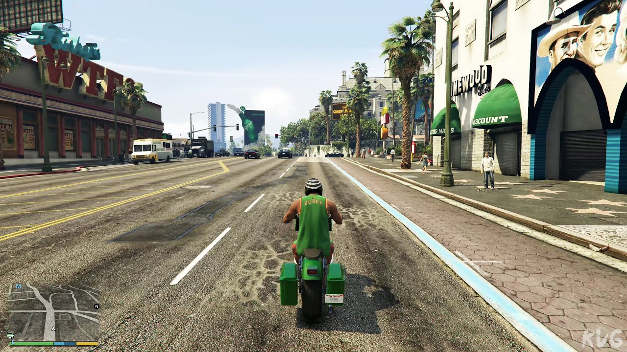 Grand Theft Auto 5 - Western Bagger (Franklin's Motorcycle) - Open World Free Roam Gameplay