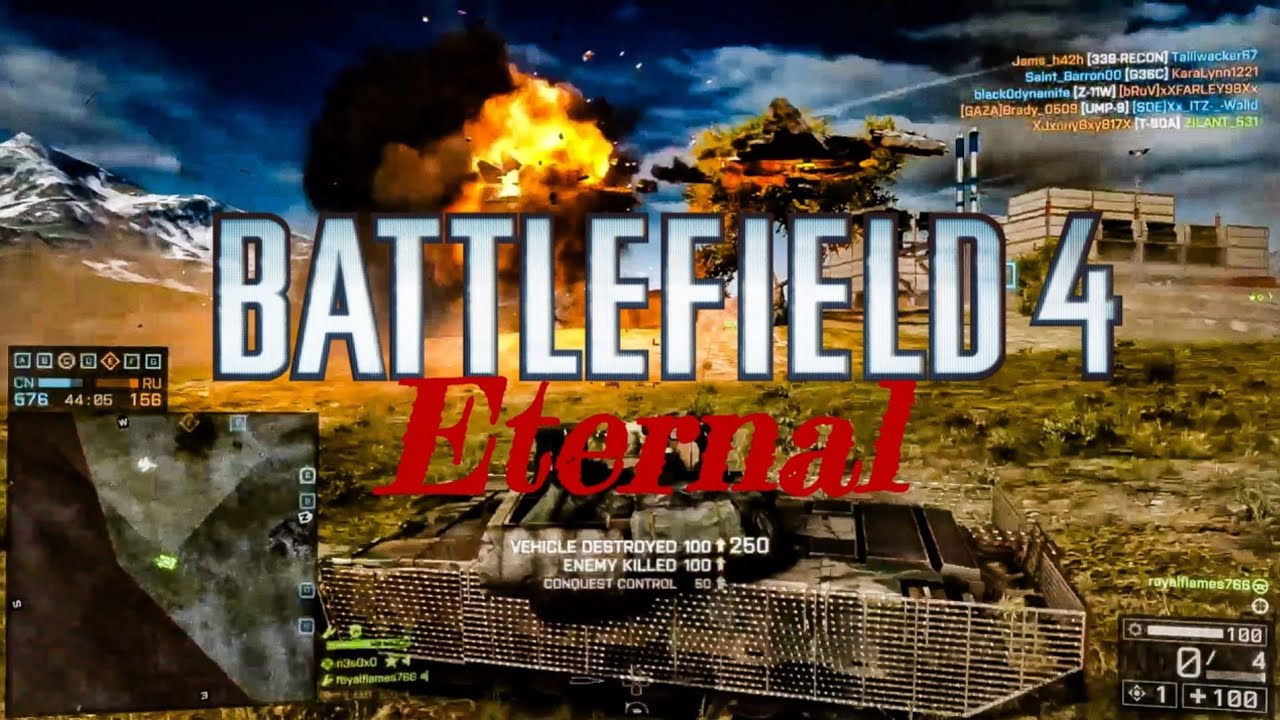 Battlefield 4 Tank vs Helicopters Montage- Eternal 