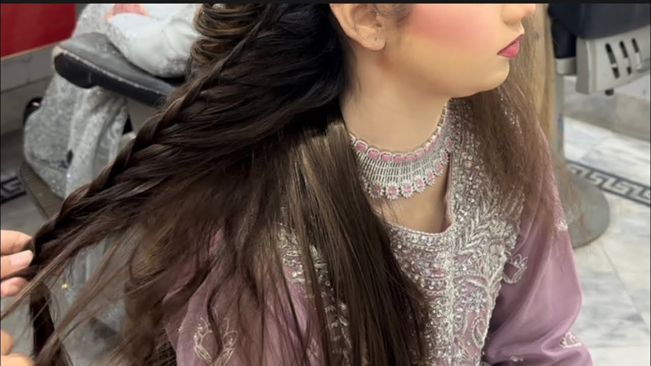 Walima bridal hairstyle |easy and quick hairstyle| | bridal hairstyle| #hairstyle #bridalhairstyle