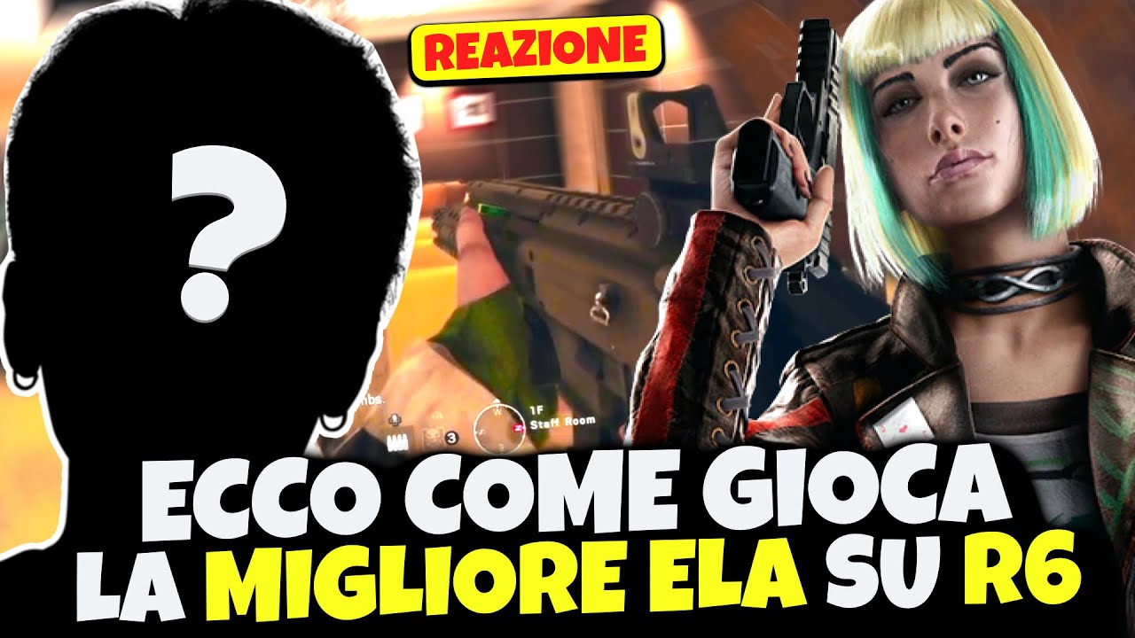 ECCO l'ELA MIGLIORE su R6 DEVASTARE le RANKED!!! - R6 Siege ITA Reazione