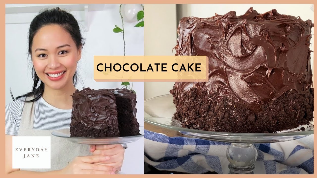 Dark Chocolate Fudge Cake - Everyday Jane