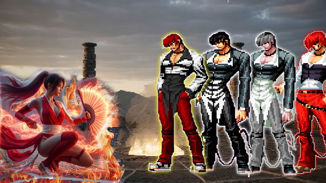 [Mugen KOF] Mai Phoenix Vs Iori Yasakani FL Team