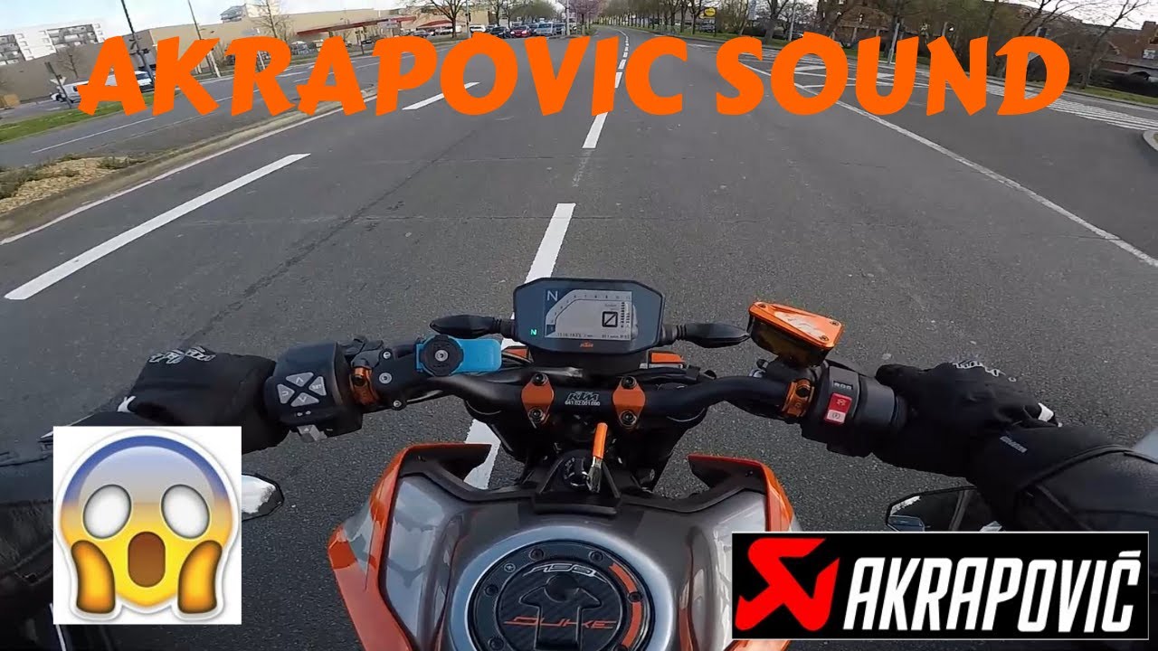 Akrapovic sound avec chicane (with DBkiller) - KTM 790 DUKE 🔊🔥