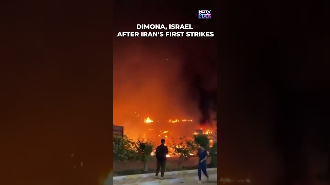 Viral: Dramatic Footage Of Dimona Strike, Israel's Nuclear Network Hit By Iran