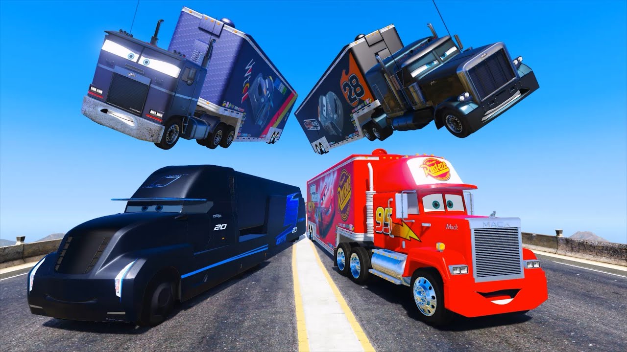 Street Race Trucks Mack Gale Beaufort Cars 3 Jerry McQueen & Friends Jackson Storm Max Schnell Axler