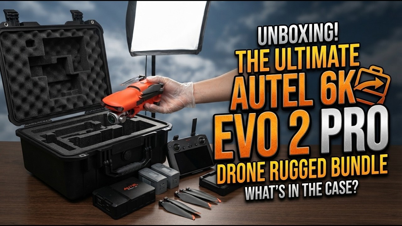 WORTH THE COST? Autel 6K EVO 2 Pro Drone Rugged Bundle Unboxing - A DJI Drone Alternative?