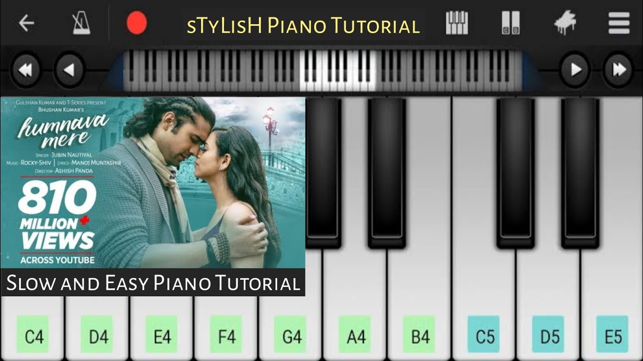Humnava Mere Piano Tutorial | Jubin Nautiyal | Easy Piano Tutorial