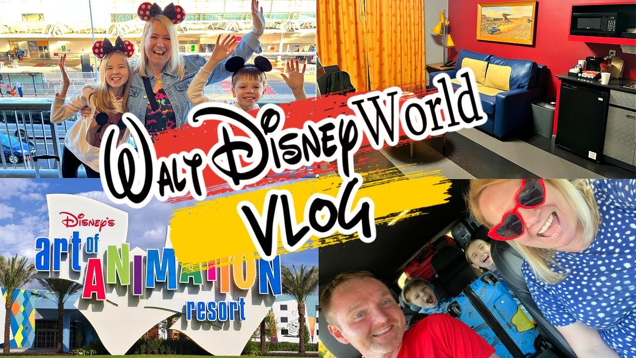 WALT DISNEY WORLD VLOGS 2022 Travel Day & Art Of Animation Room Tour!