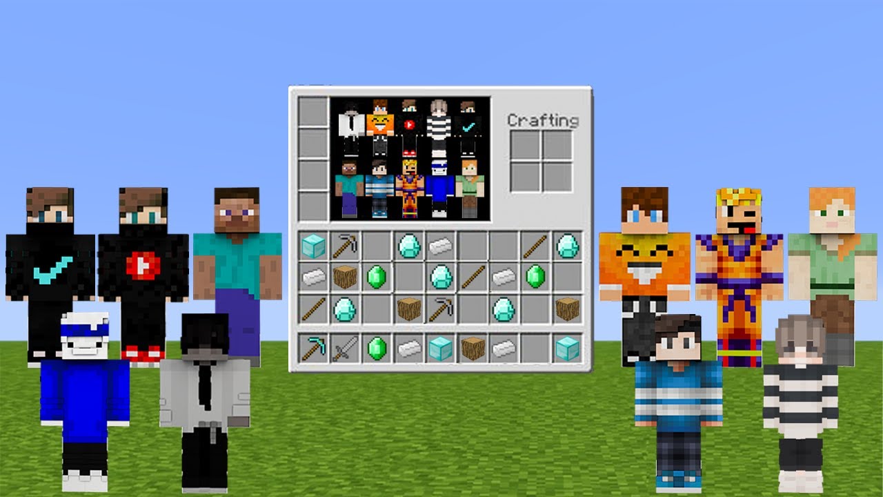 Minecraft, ale MAMY WSPÓLNY EKWIPUNEK na 10 OSÓB!