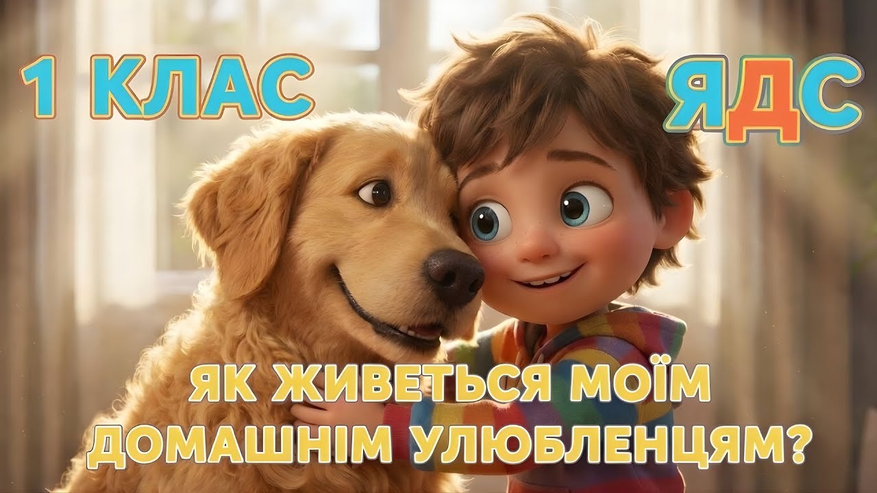 Як живеться моїм домашнім улюбленцям? #ЯДС #1Клас #ДітиУкраїни