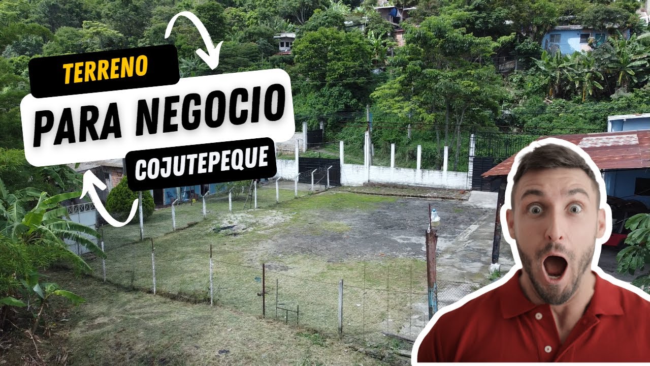 TERRENO GRANDE PARA NEGOCIO EN VENTA - COJUTEPEQUE - BIENES RAICES