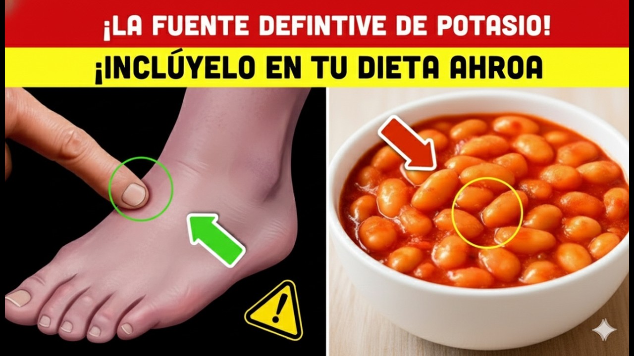 ¡Adiós a la hinchazón! 8 alimentos ricos en potasio que DEBES comer para drenar líquidos rápidamente