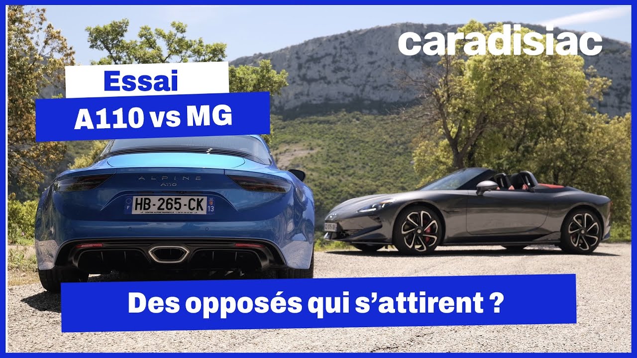 Essai Alpine A110 VS MG Cyberster : n'importe quoi ?