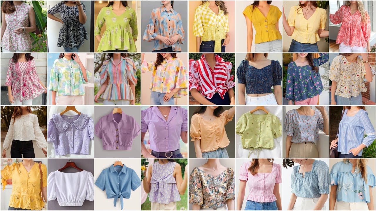 Girls Special Short/Crop Top Design Ideas For Jeans 2024