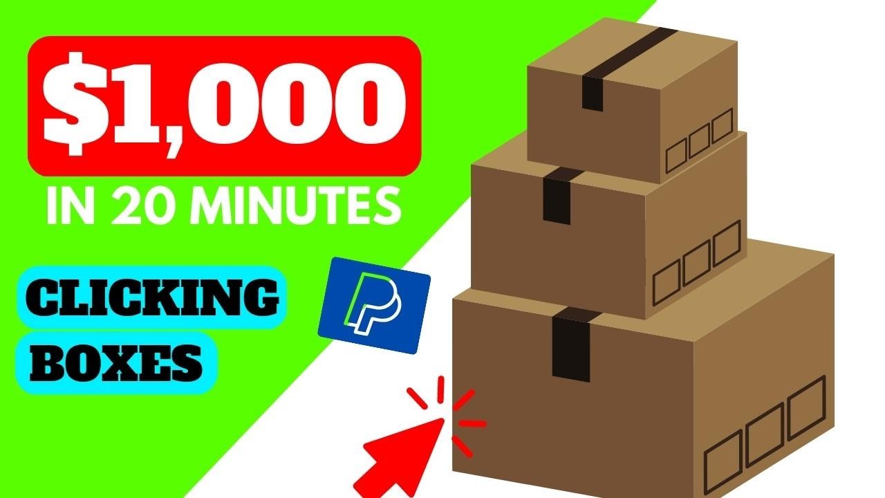 Earn $300 To CLICK BOXES (20 MINS = $1000) | Make Money Online 2023