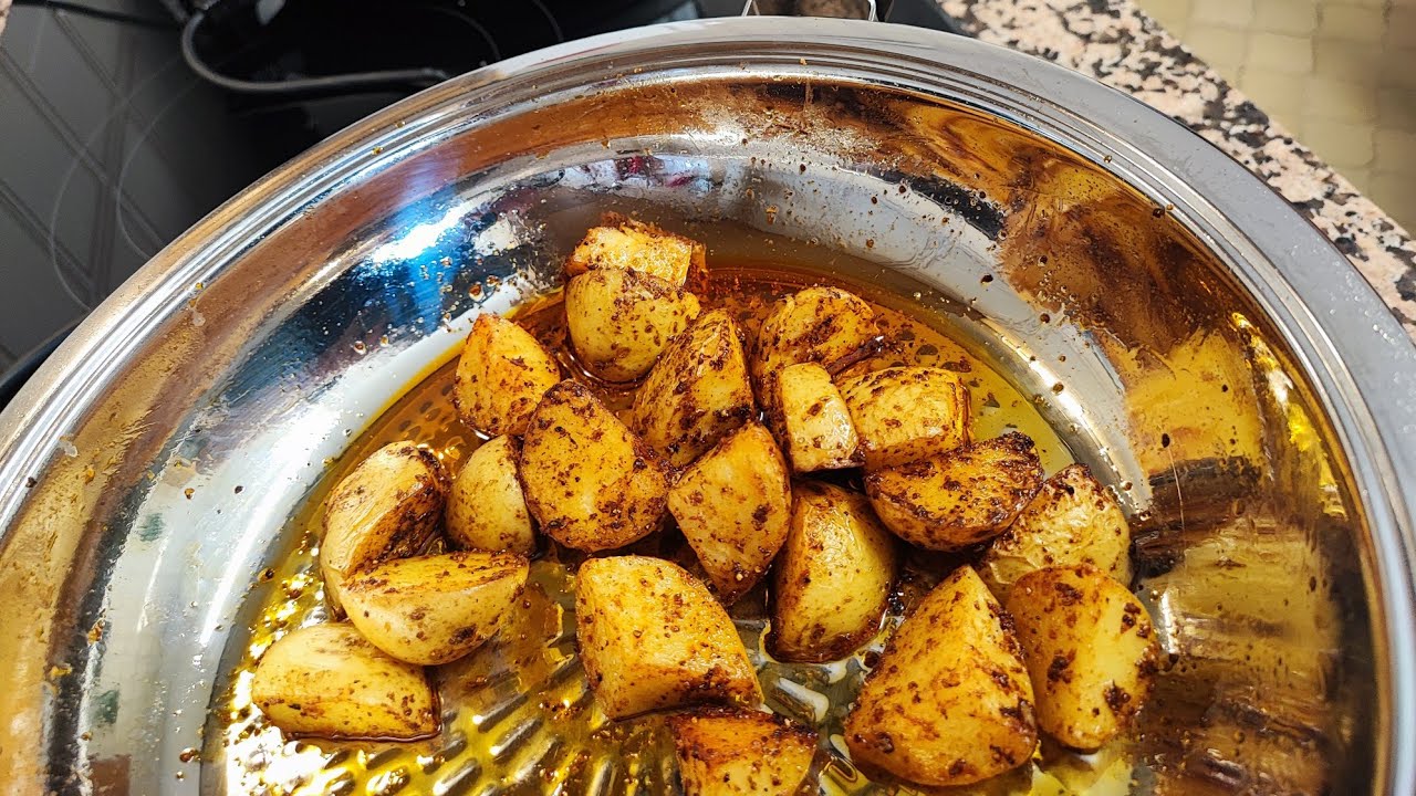 Patatas Asadas con sartén AMC y Navigenio