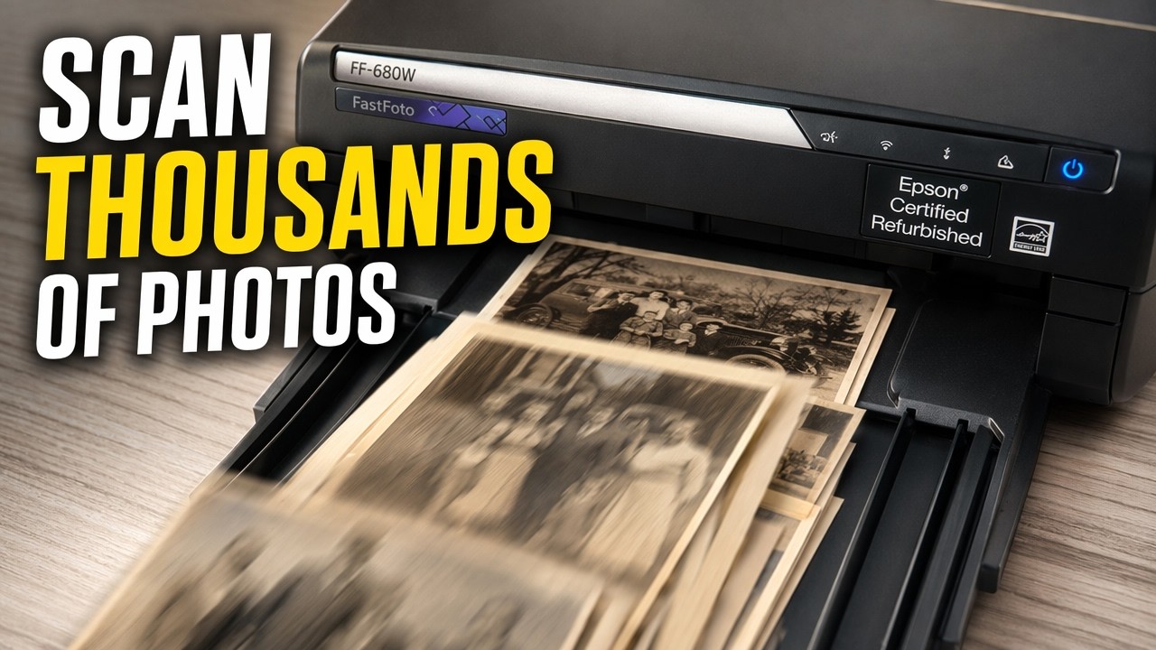 How To Scan Lots of Photos At Home