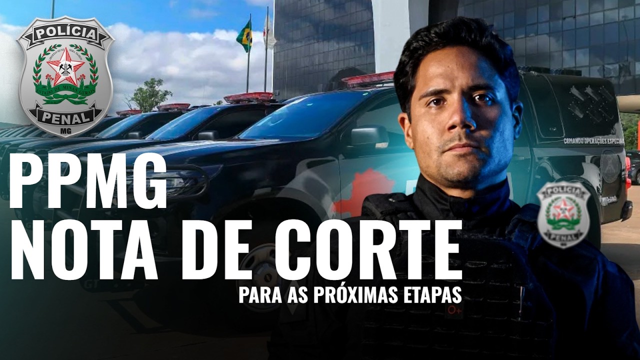 Concurso PPMG: notas de corte para cada fase do certame, banca AOCP