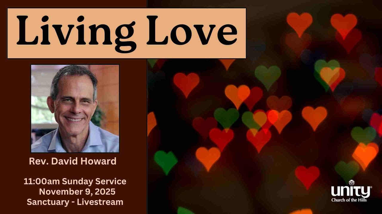 November 9, 2025, Sunday Contemporary Service, Unity Church of the Hills
