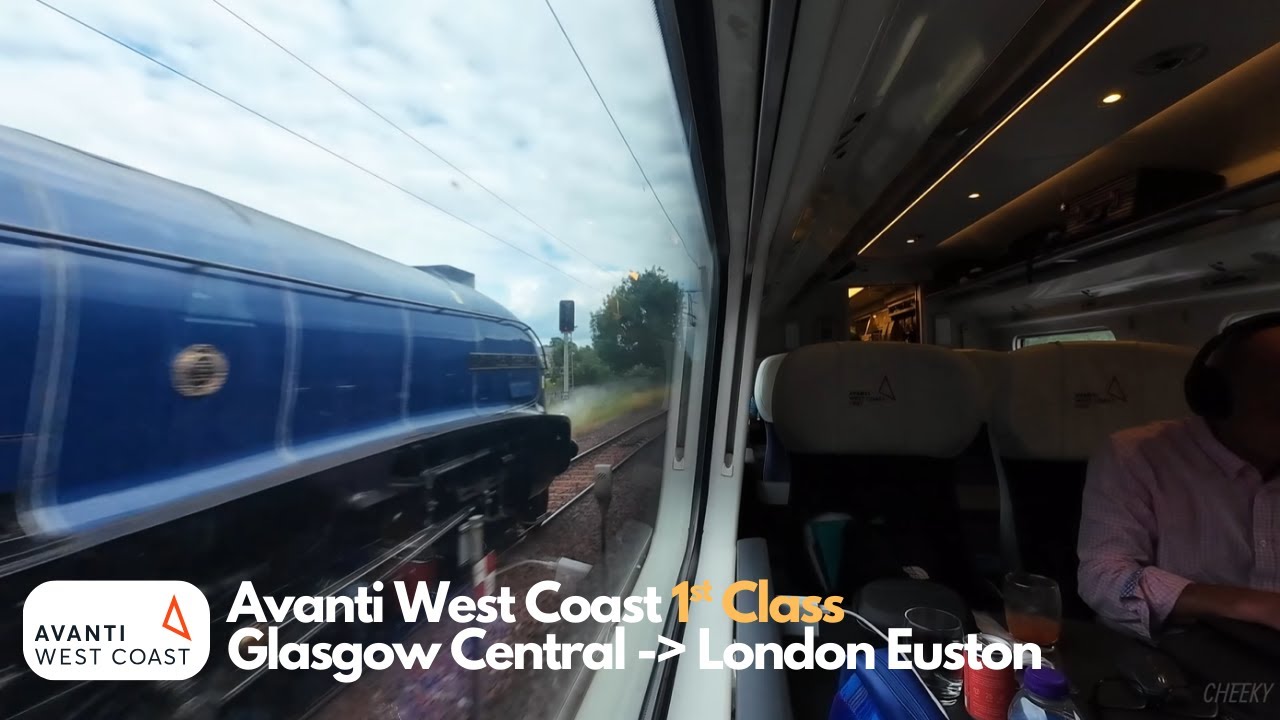 Avanti West coast Full Journey (Glasgow Central - London Euston)
