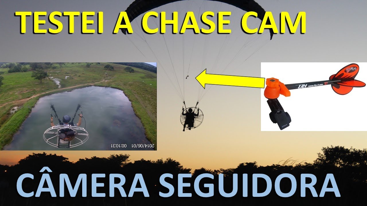Testei a C&acirc;mera Seguidora - CHASE CAM (PARAMOTOR)