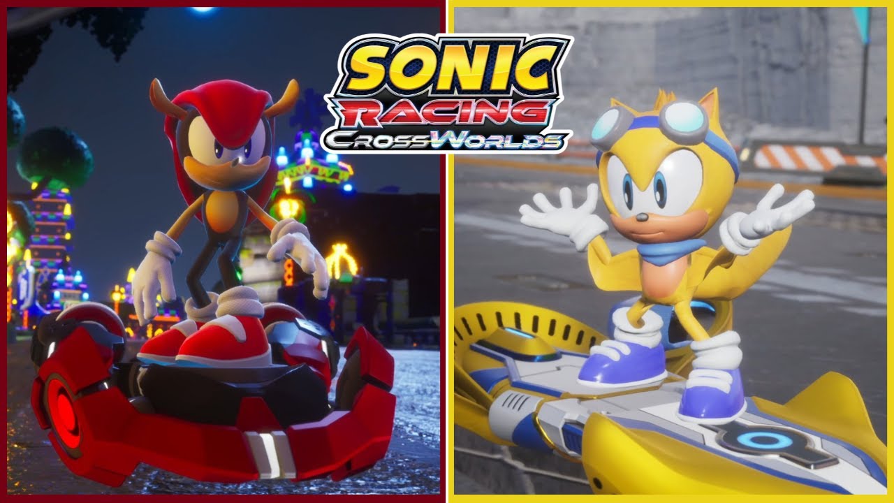 🔴🟡 MIGHTY & RAY! - SONIC RACING: CROSSWORLDS! 4K