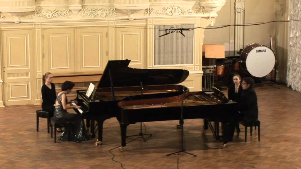 RACHMANINOFF Suite N 1 Op.5  for 2 Pianos   4. Paque