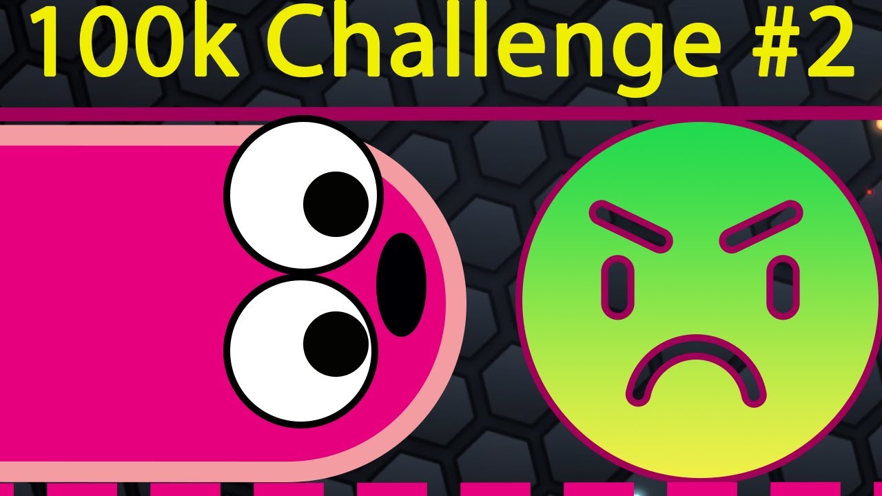 Slitherio Challenge! Slitherio 100k Challenge! #2 28,000k