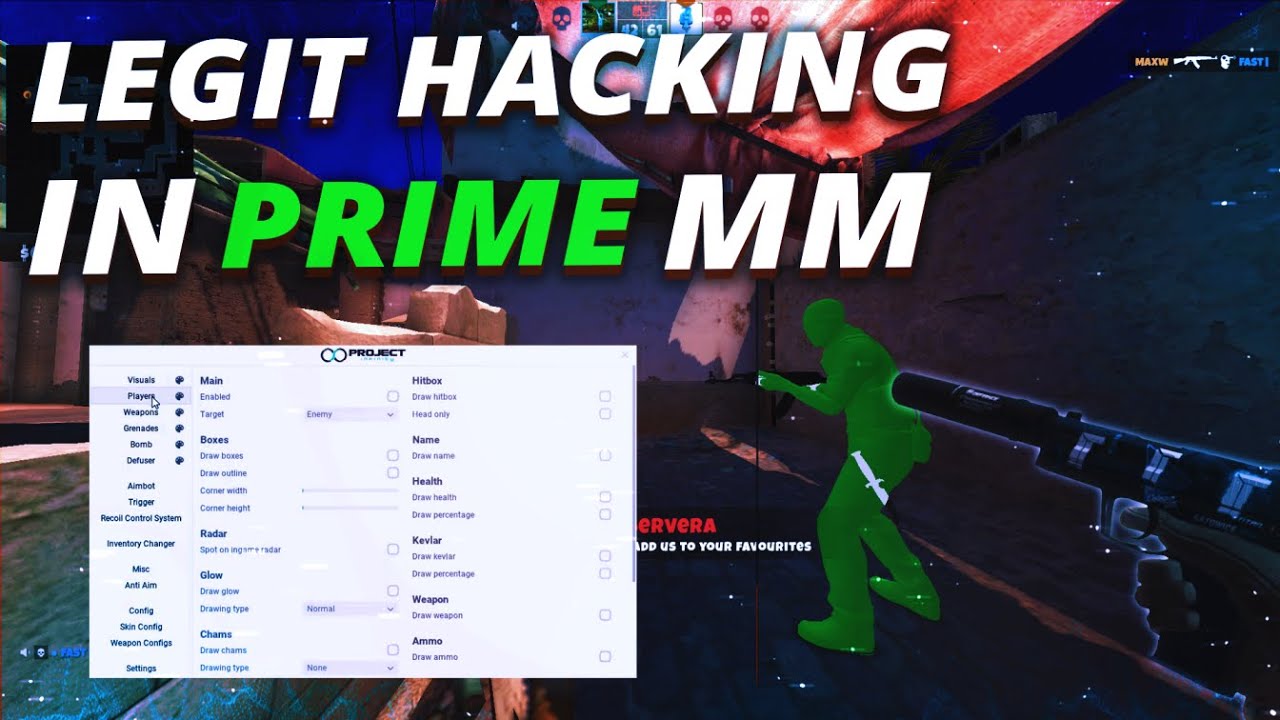 CS:GO LEGIT HACKING | TRIGGER IS OBVIOUS... // PROJECT INFINITY #PRIME