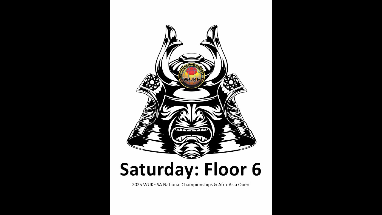 🔴 LIVE | 2025 WUKF SA National Championship & Afro-Asia Open | Floor 6 | Saturday | 5 April | PE