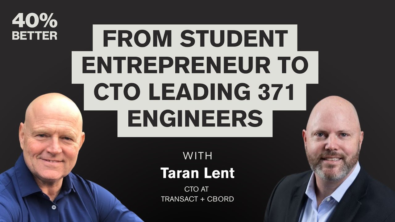 SE01E90 - From Student Entrepreneur to CTO Leading 371 Engineers | Taran Lent