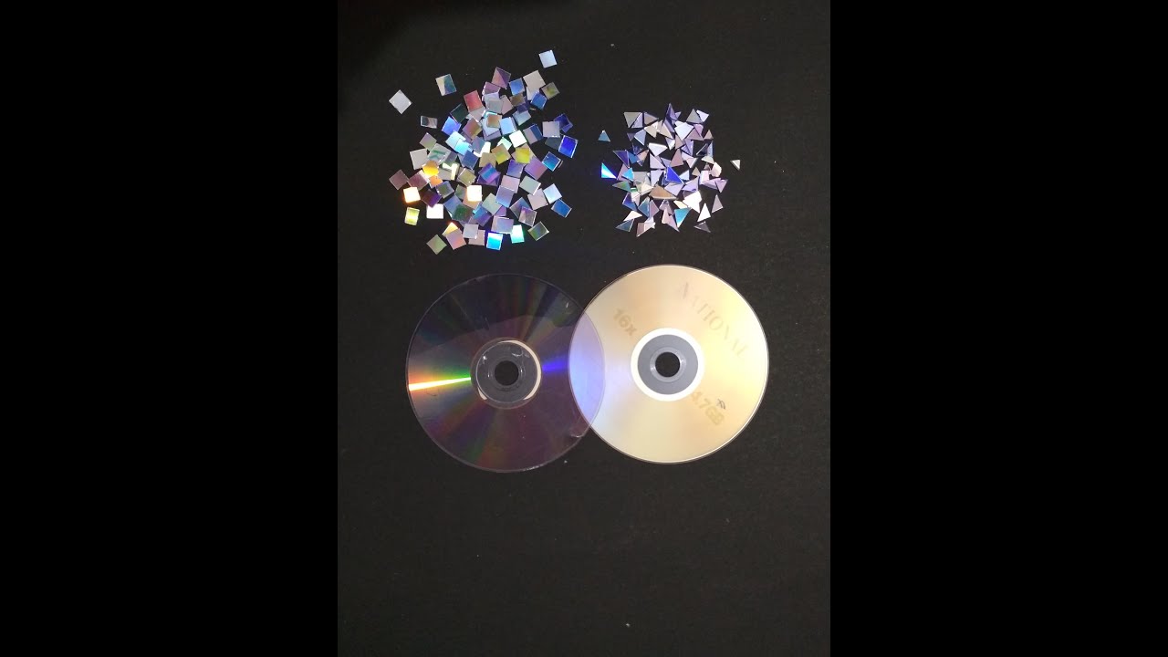 How to cut cds into shape easily for craft | Currect way to cut cd for crafting