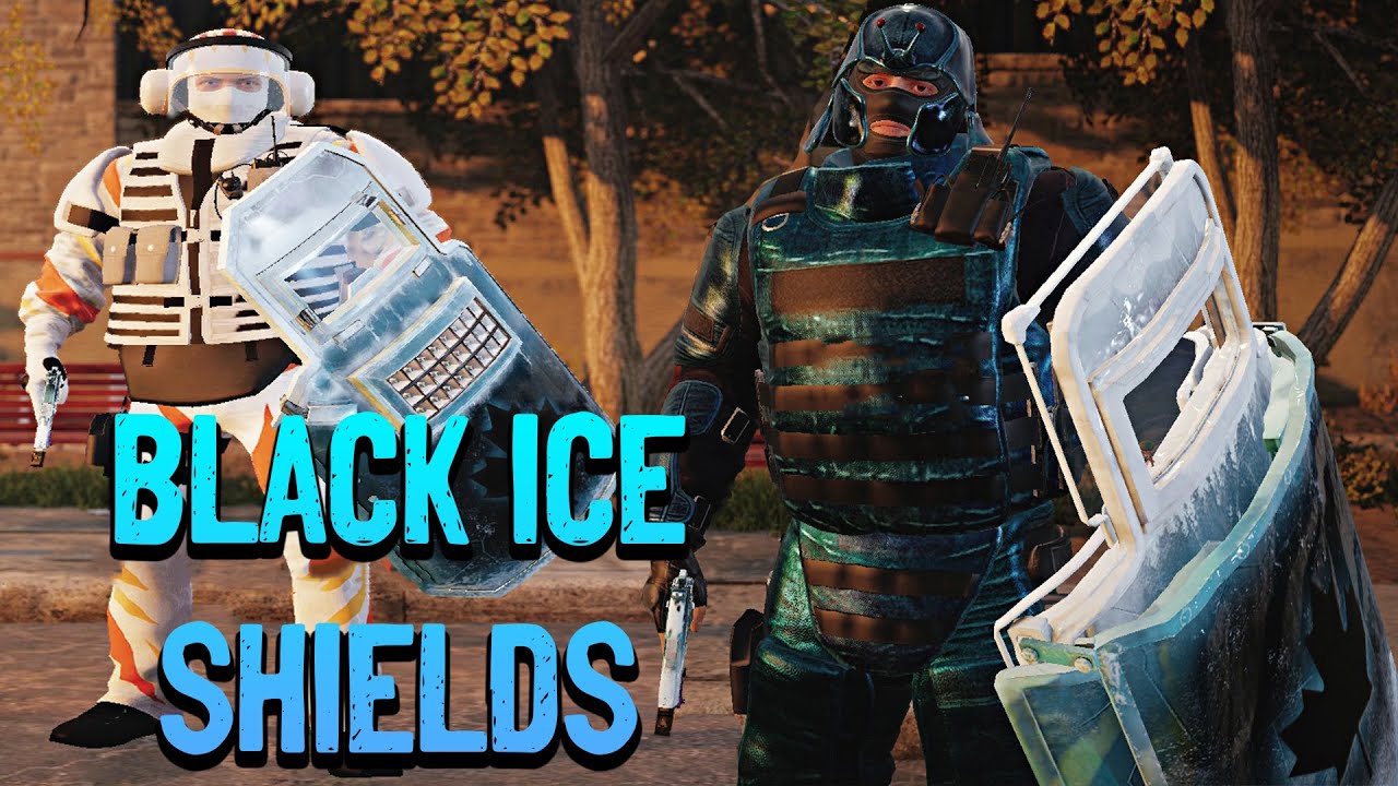 All BLACK ICE SHIELD Skins - Showcase IN-GAME - Rainbow Six Siege