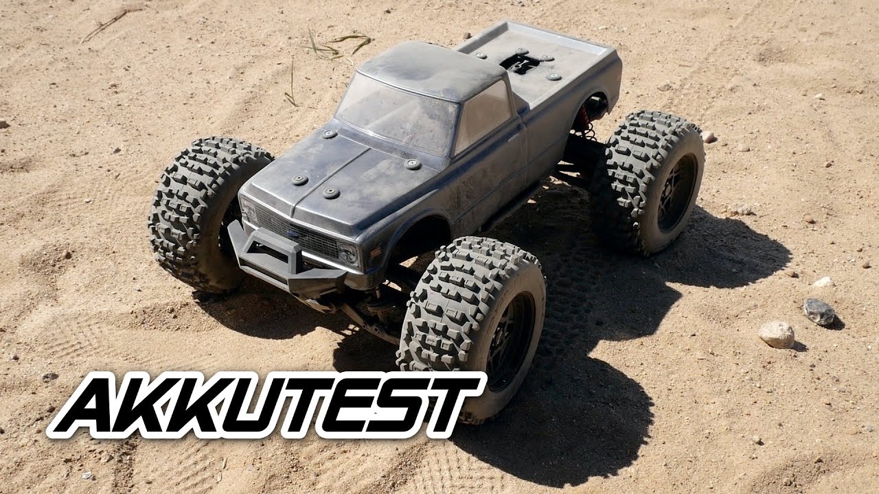 Traxxas Maxx V2 - Akkulaufzeit mit größeren Reifen