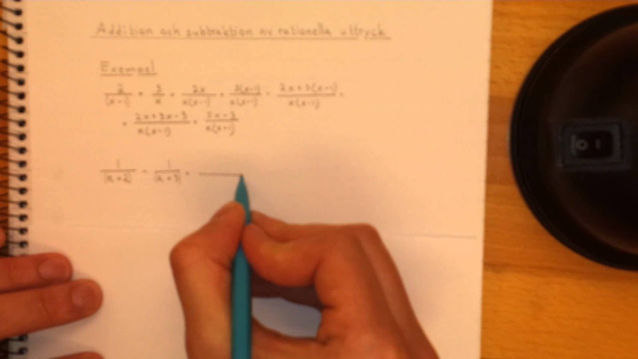 Ma3c Addition och subtraktion av rationella uttryck