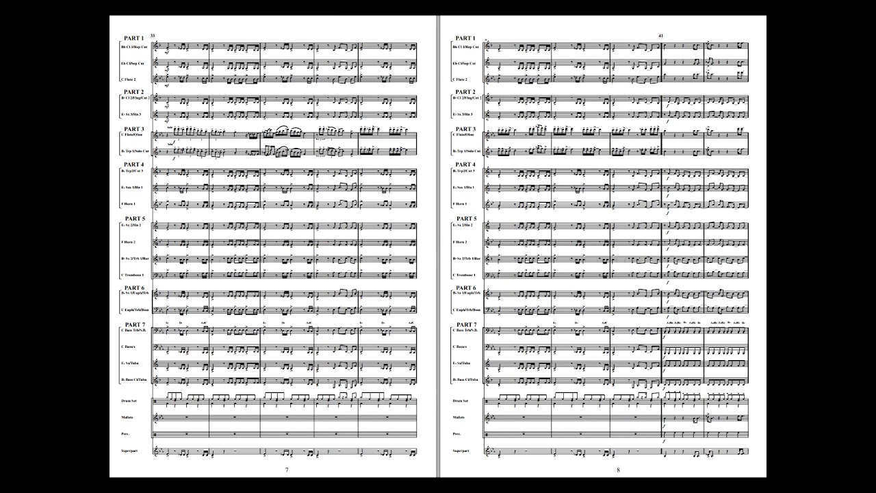Back in Black - Johnson-Young-Young/Arr: Torskangerpoll. Flex 7. Grade 3.