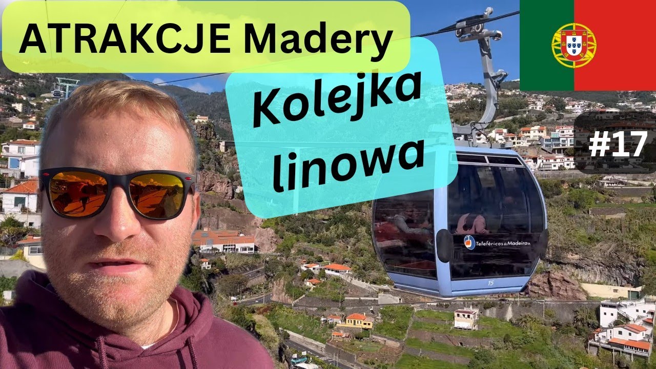 🇵🇹Kolejką linową na wzgórze Monte w Funchal na Maderze. Zobacz cudowne widoki 4K #17