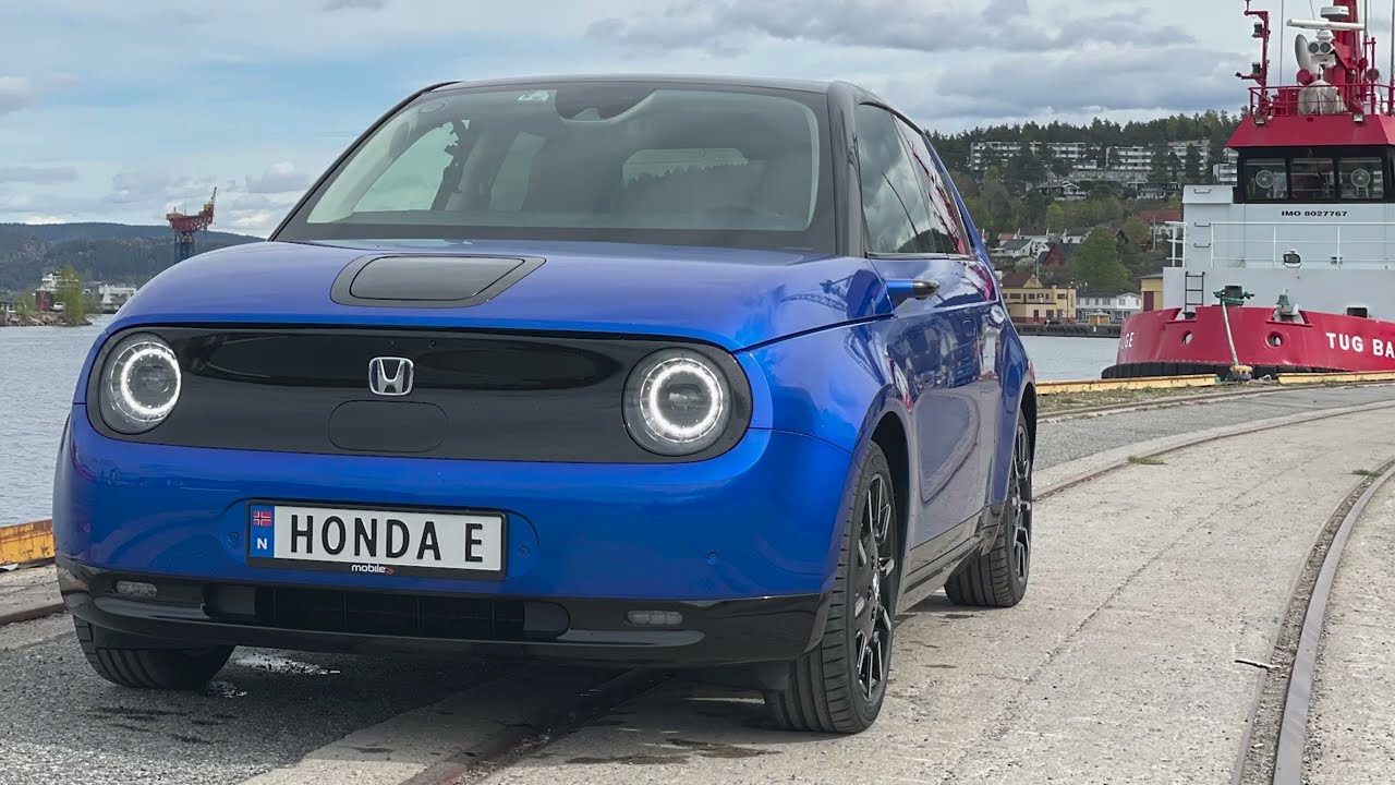 Test: Honda e går kort, men er lynrask i autoslalåm