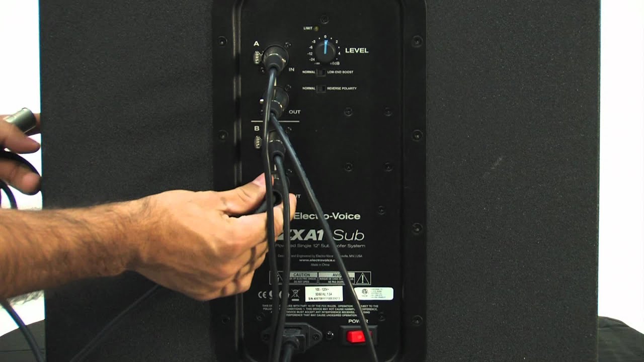 Electro-Voice ZXA1 Sub with two ZXA1 tops - Tutorial