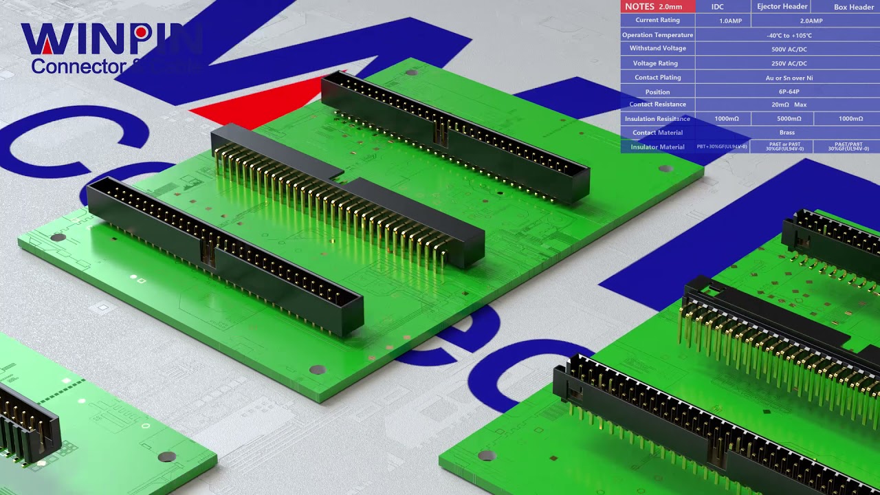 Box Header/Ejector Header/IDC Connector