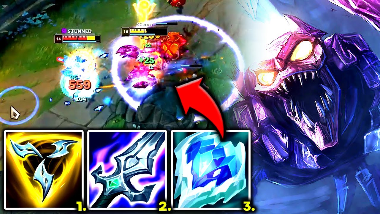 SKARNER TOP 100% SHREDS EVERYTHING IN SIGHT (THIS IS FANTASTIC) - S13 Skarner TOP Gameplay Guide